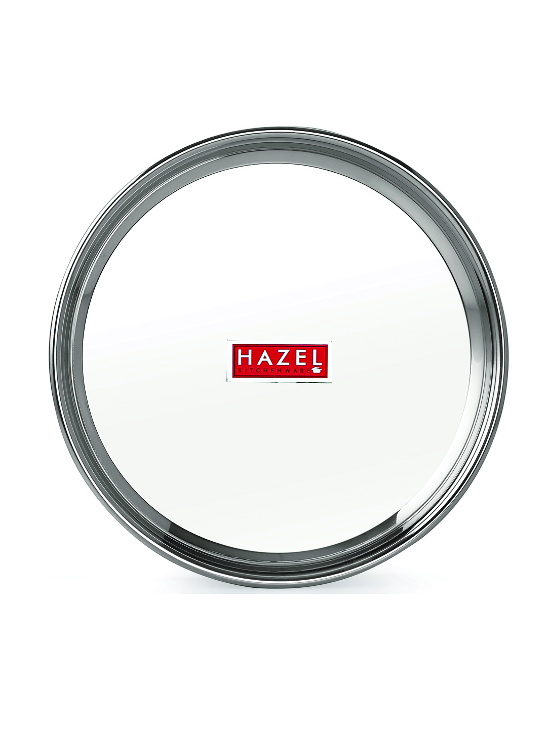 HAZEL Stainless Steel Dinner Set Of 30 | Dinner Set Steel (5 Steel Plate, 5 Steel Glass, 10 Serving Bowl, 5 Dessert Plate, 5 Spoon Set) 30 Pieces, Silver
