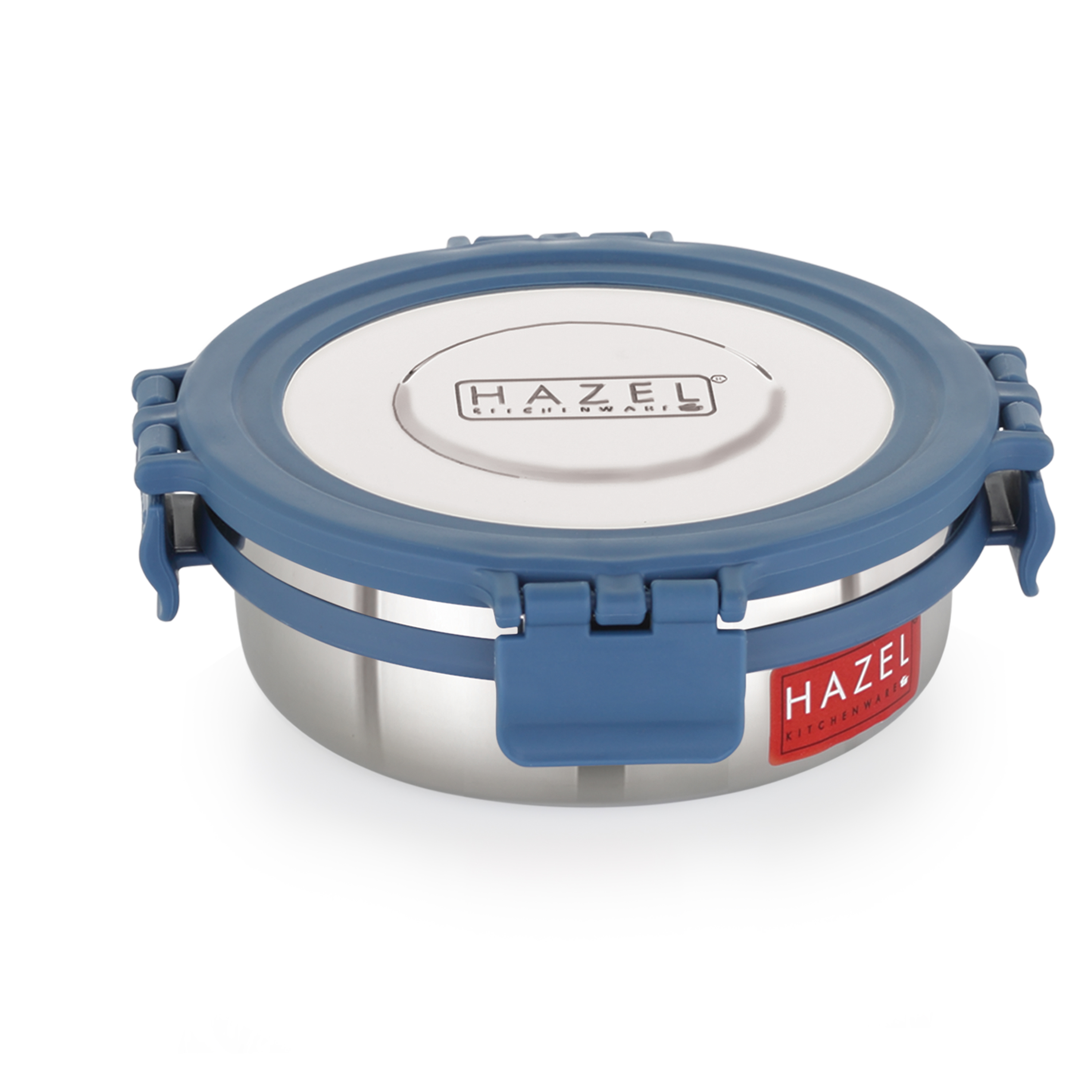 HAZEL Airtight Leak Proof Stainless Steel Containers, 285 ML, Lunch Box with Steel Lid, Kitchen Storage