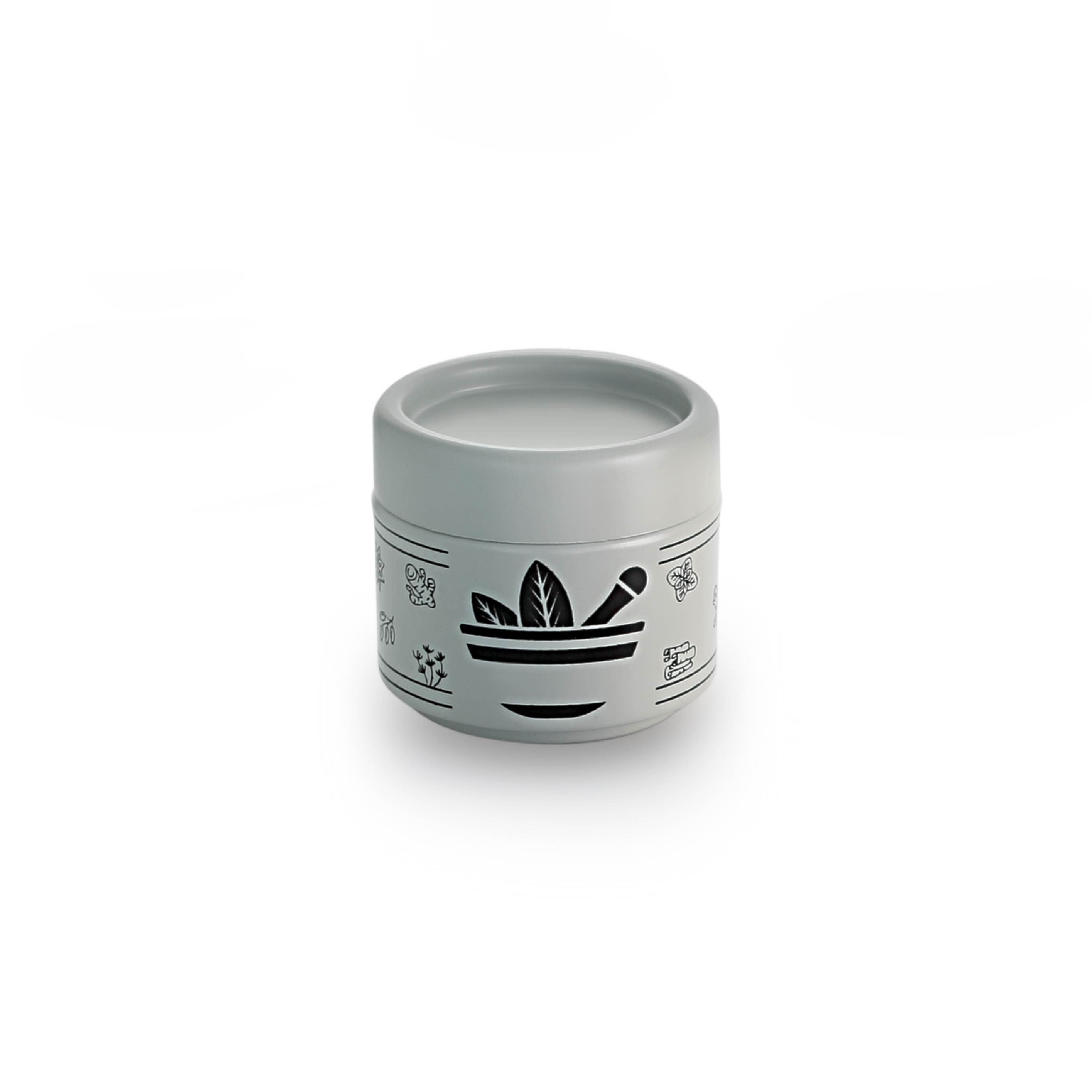 HAZEL Masala Container Set with Spoon | Airtight GI Steel Spice Box for Kitchen Storage, Grey