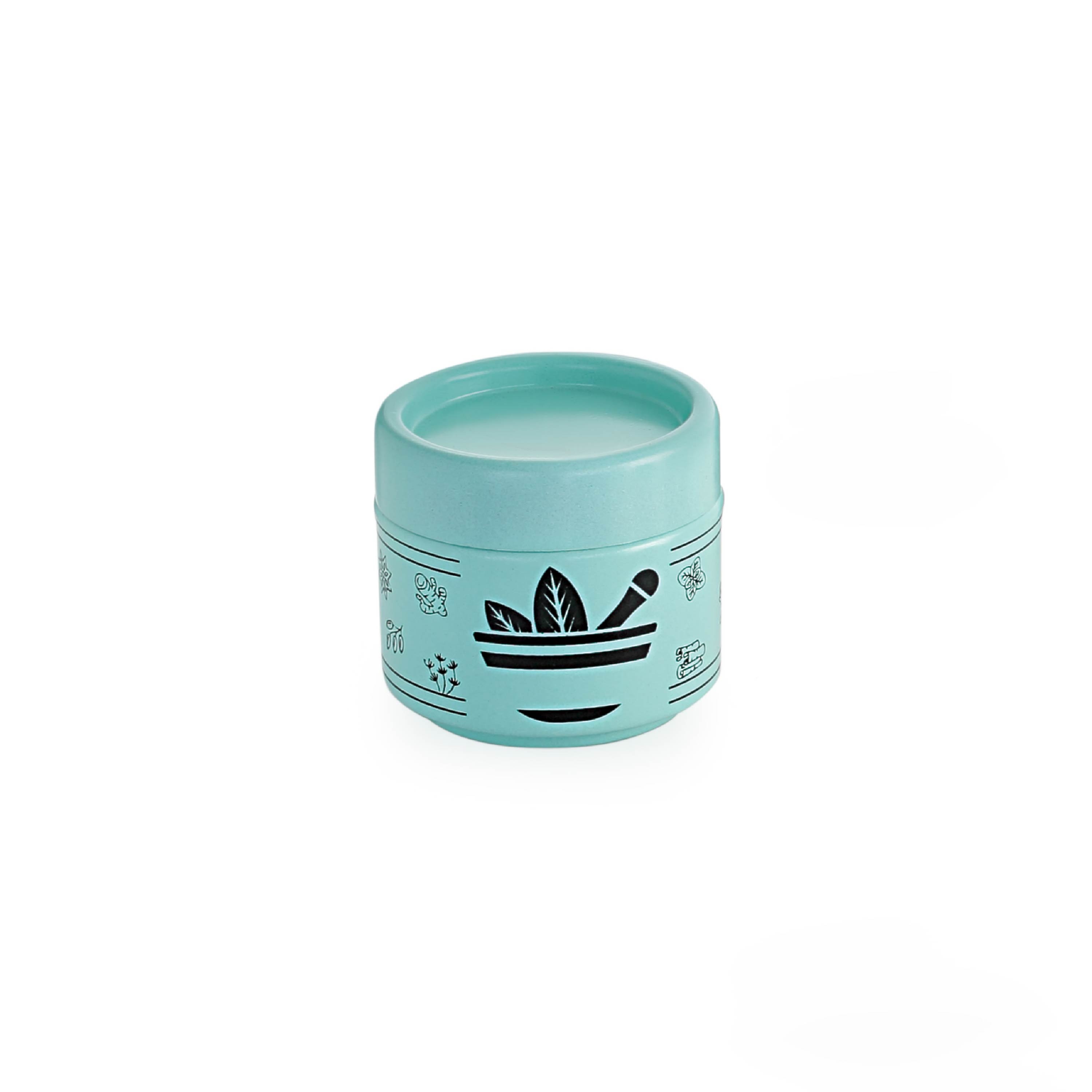 HAZEL Masala Container Set with Spoon | Airtight GI Steel Spice Box for Kitchen Storage, Sky Blue
