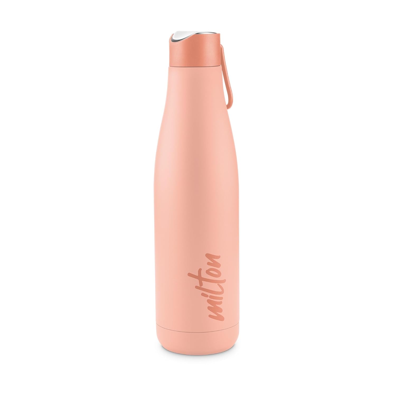 Milton Fame 800 Thermosteel Water Bottle 740 ml, 24 Hr Hot and Cold I Leak Proof Lid, ISI Certified I Vacuum Insulated I for Office, Gym, School I Peach