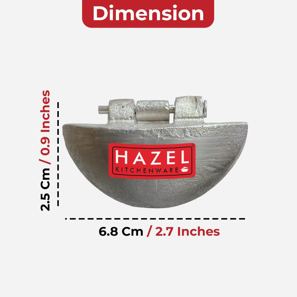 HAZEL Aluminum Gujiya Karanji Maker | Gujiya Press Mould for Snacks, Dumplings, Momos & Pastry Making