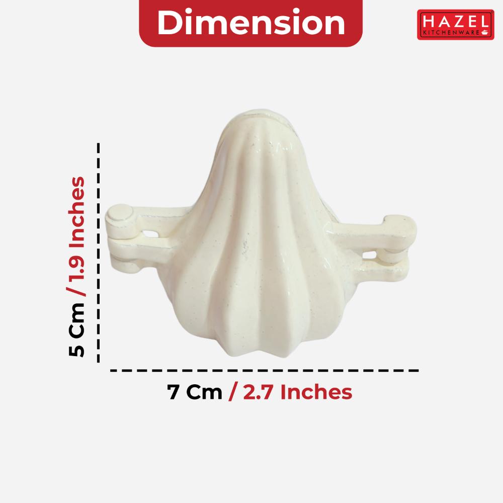 HAZEL Aluminium Modak Mould | Two Fold Modak Maker for Ganpati Festival | Ukadiche Modak Sacha