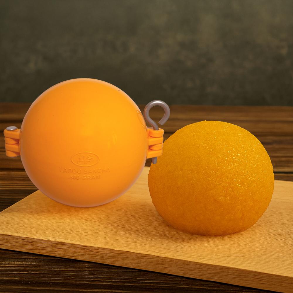 DS Ladoo Sancha 500 Gram | Medium Size Ladoo Maker Mould for Kitchen | Easy Round Ladoo Shaper for Festivals & Prasadam