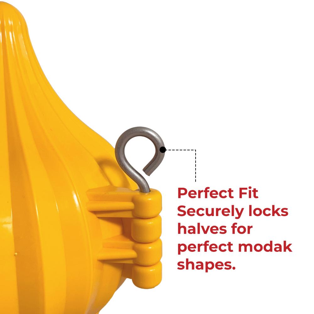 DS Modak Mould 2.1 Kg | Jumbo Ukadiche Modak Sancha for Ganesh Chaturthi | Decorative Big Modak Maker for Prasadam