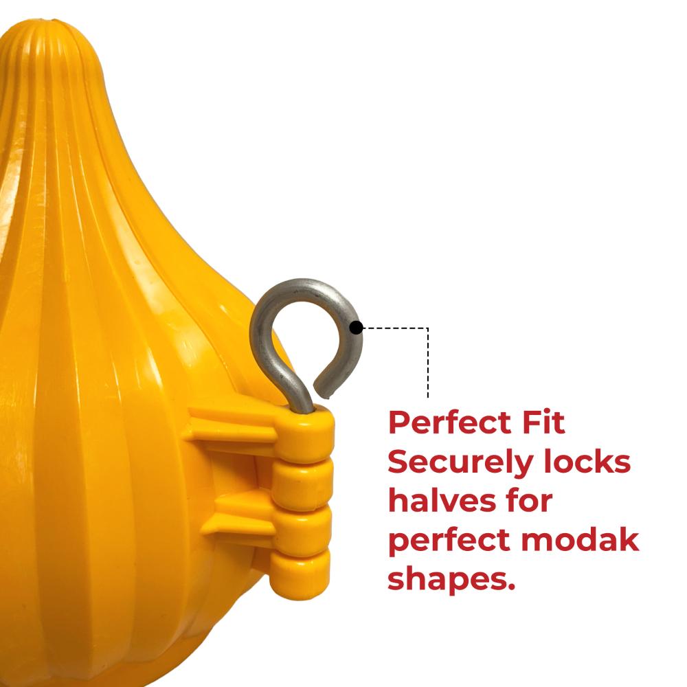 DS Modak Mould 1.25 Kg | Large Ukadiche Modak Sancha for Ganpati Festival | Decorative Modak Maker for Prasadam
