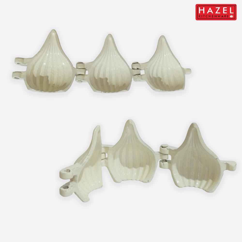 HAZEL Aluminium Modak Mould 21 Kali |Modak Maker Sacha | Ukadiche Modak Saachaa | Modak Mould for Ganpati Festival
