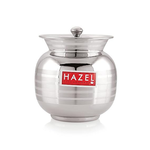 HAZEL Stainless Steel Lota with Lid | Lota for Lassi, Milk, Juice,