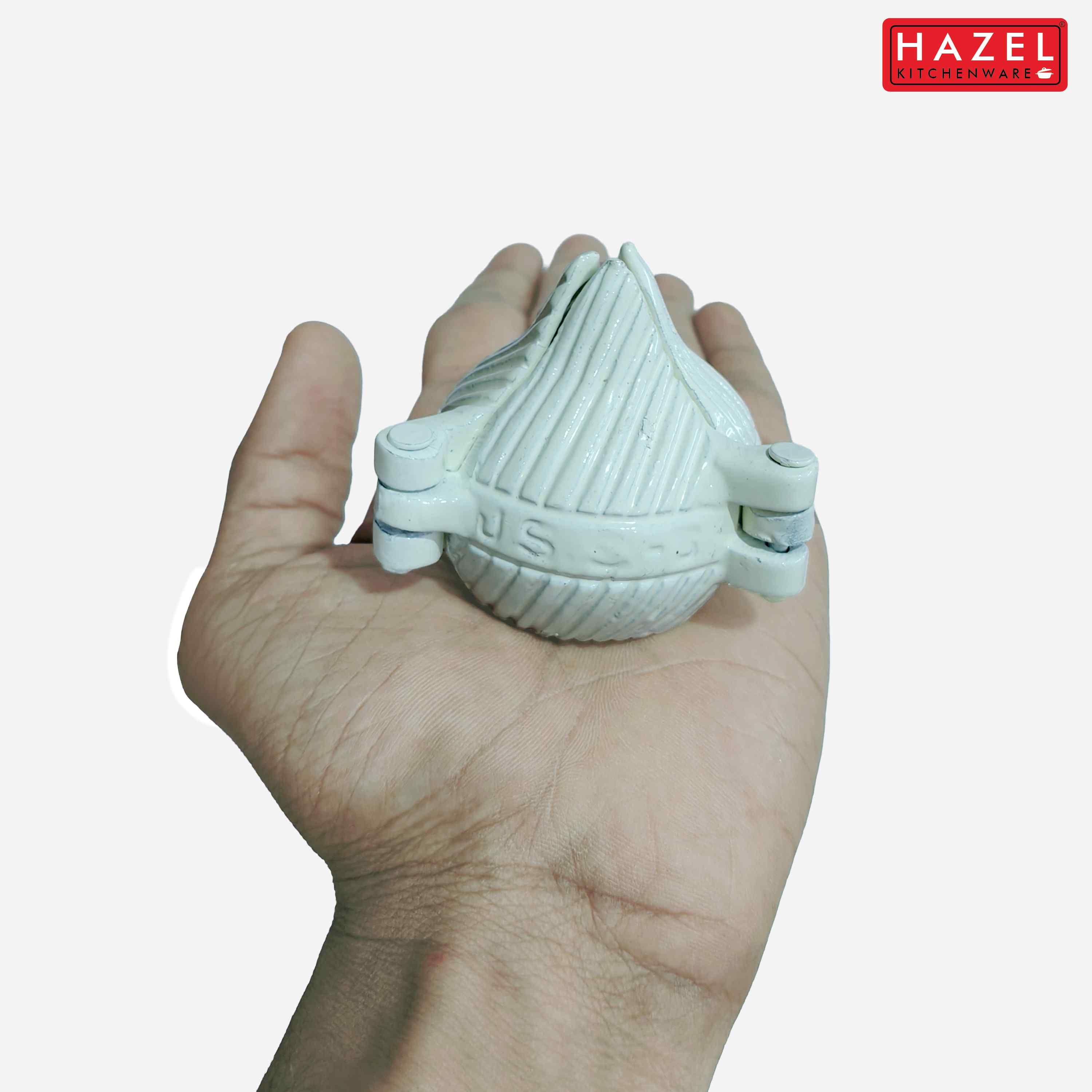 HAZEL Aluminium Modak Mould | 21 Kali Modak Maker | Traditional Modak Sacha for Ganpati | Laddu Ladoo Peda Mould