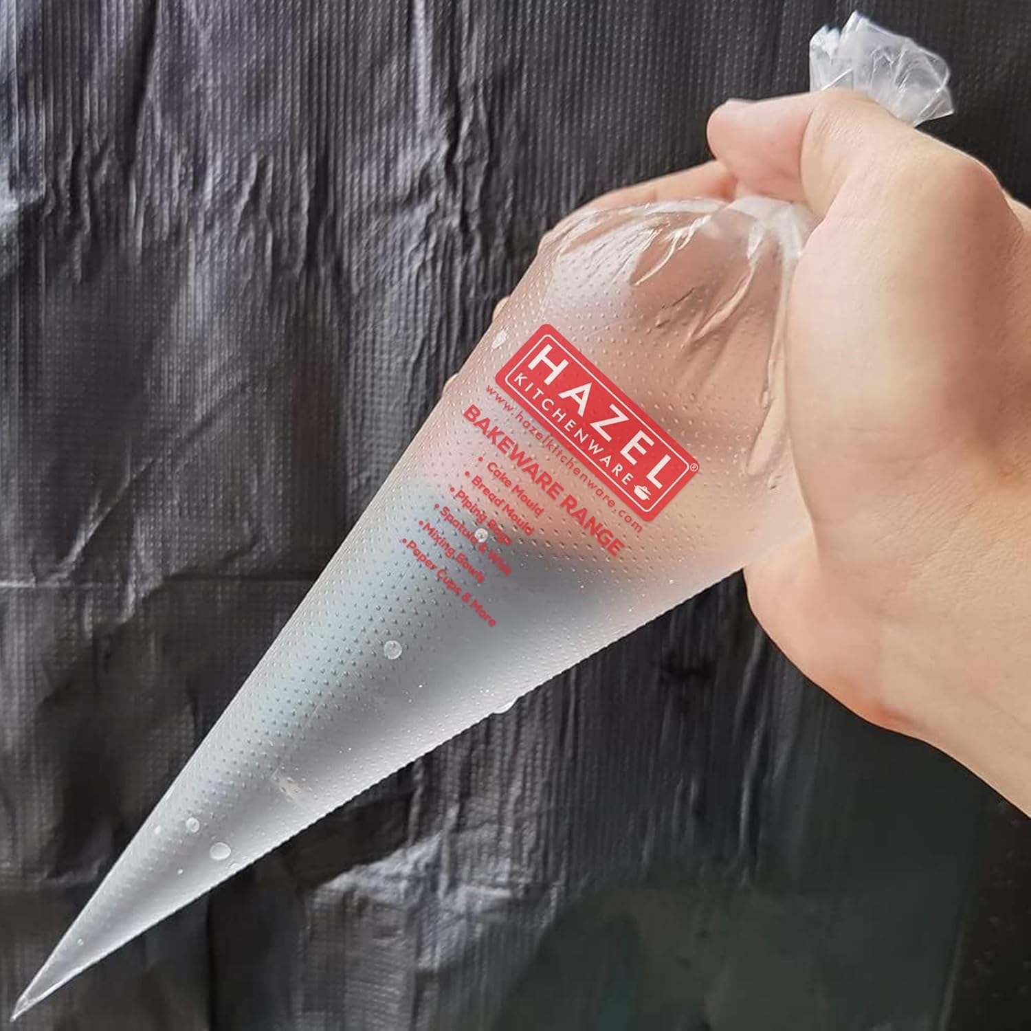 HAZEL Disposable Piping Bags 100 Pcs â€“ Icing Bags, Decorating Bags, Frosting Bags, 100 Pack