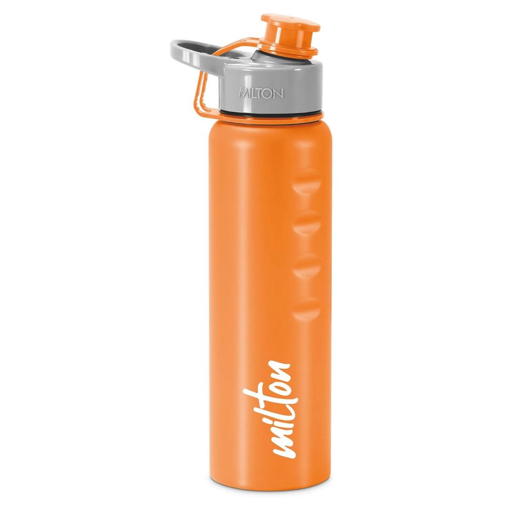 Milton Gripper 1000 Stainless Steel Easy Grip Leak Proof Water Bottle, 920 ml, Orange