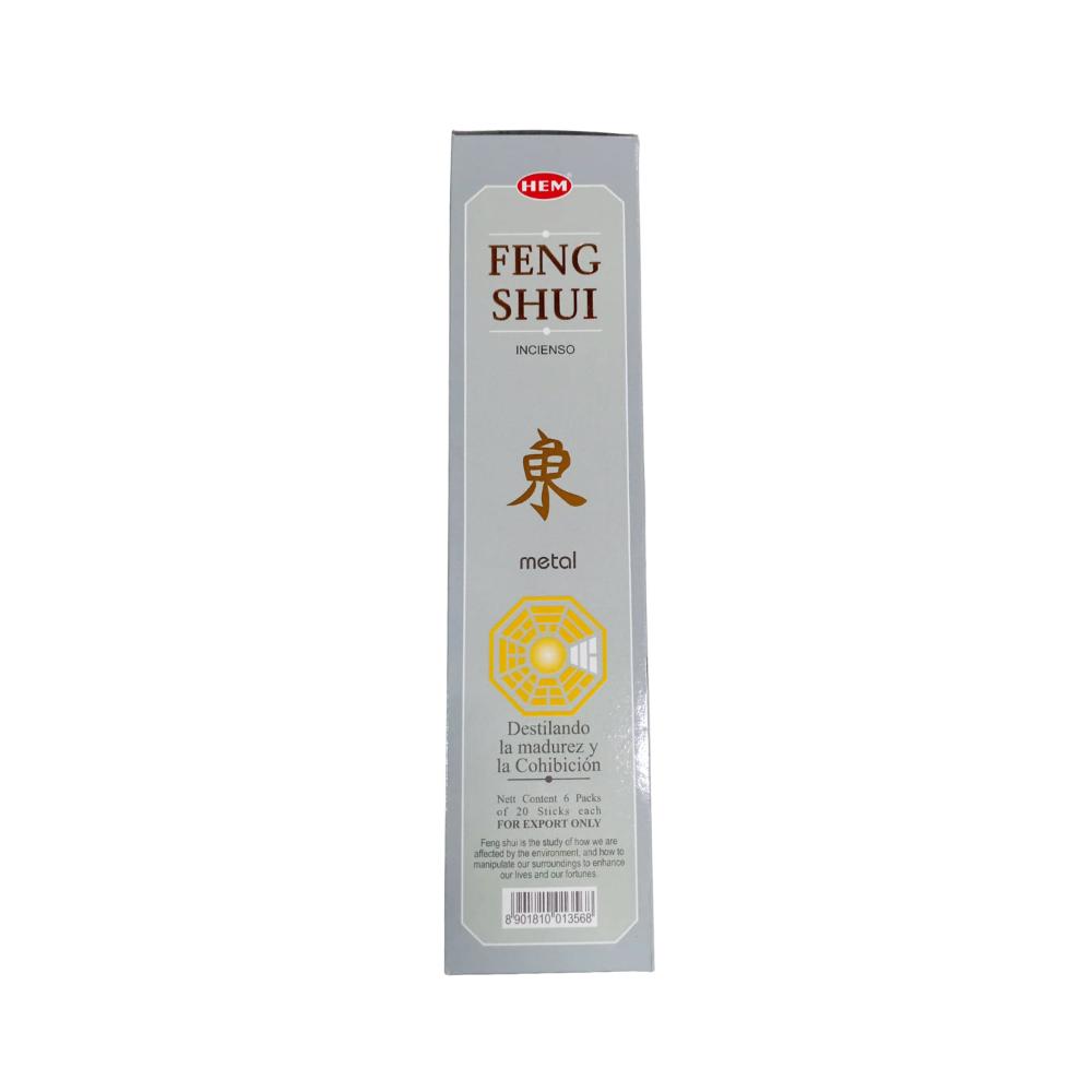 HEM Feng Shui Metal Incense Sticks | Cleansing Aroma Agarbatti for Pooja & Meditation | 6 Packs (20g Each)