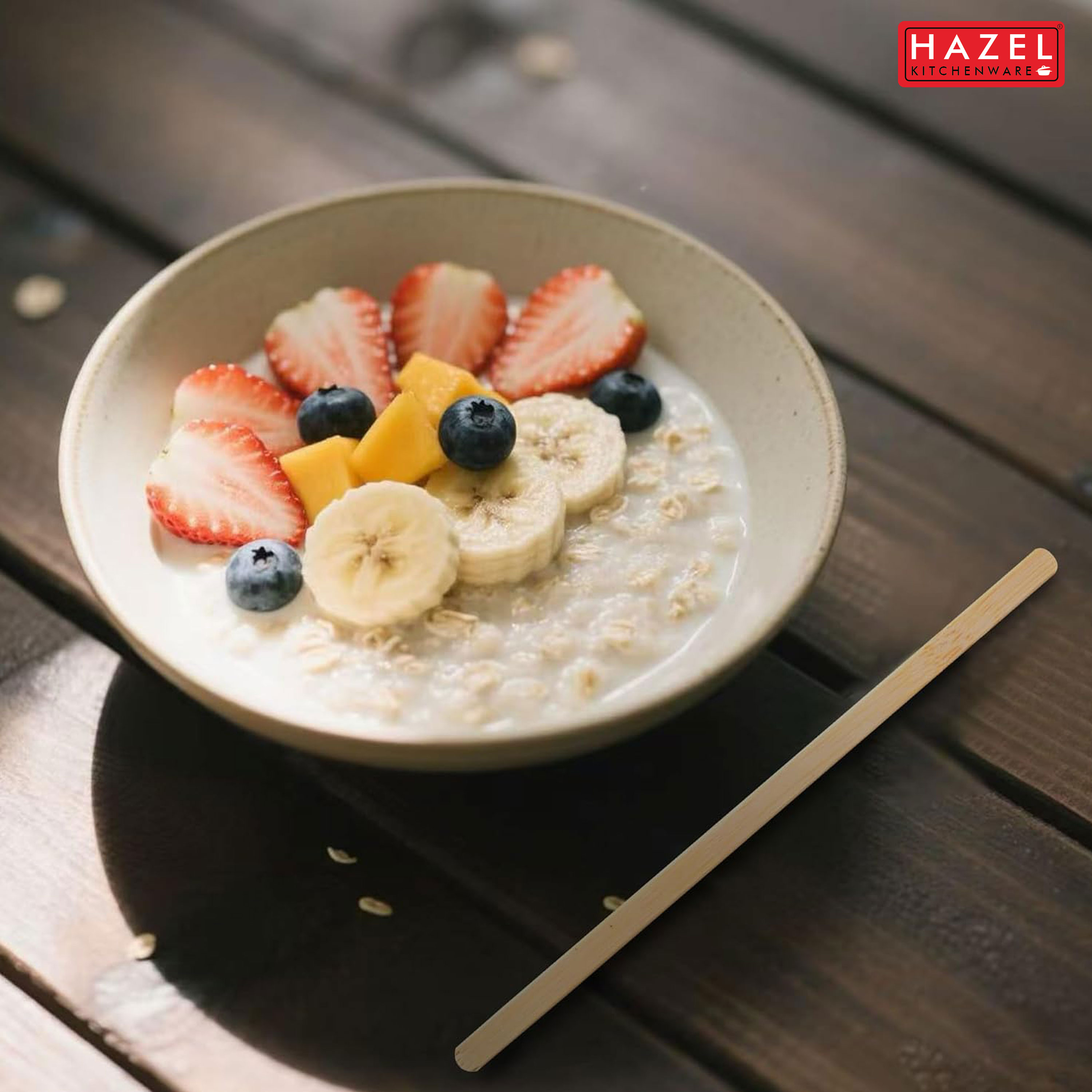 HAZEL Disposable Coffee Stirrer (Pack of 100) | Eco-Friendly Wooden Stirrers for Tea, Coffee & Beverages | Ideal for Home, Office & Cafes