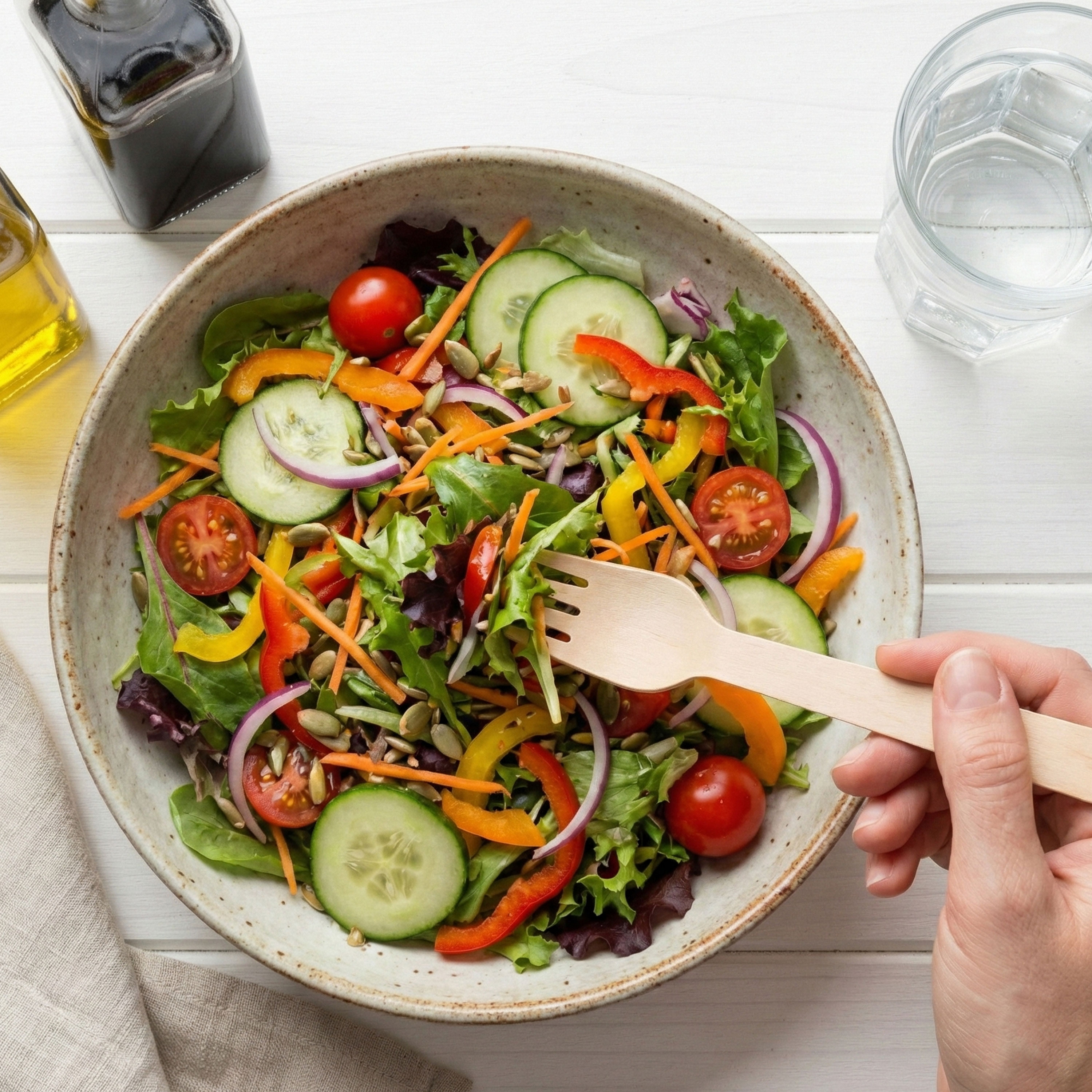 HAZEL Disposable Fork 16 CM | Strong & Hygienic Forks for Parties & Catering | Pack of 100