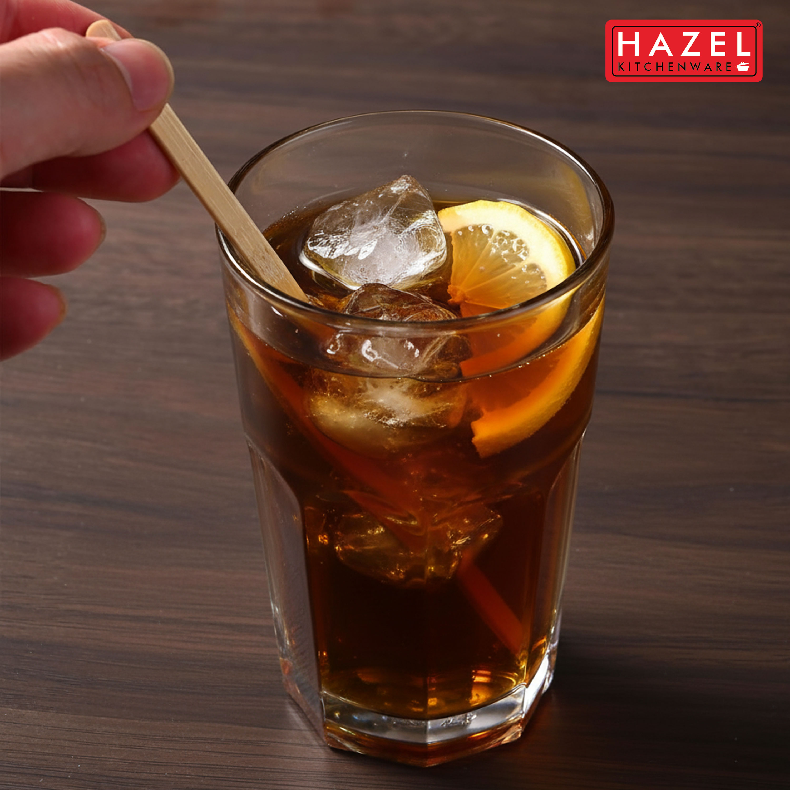 HAZEL Disposable Coffee Stirrer (Pack of 500) | Eco-Friendly Wooden Stirrers for Tea, Coffee & Beverages | Ideal for Home, Office & Cafes