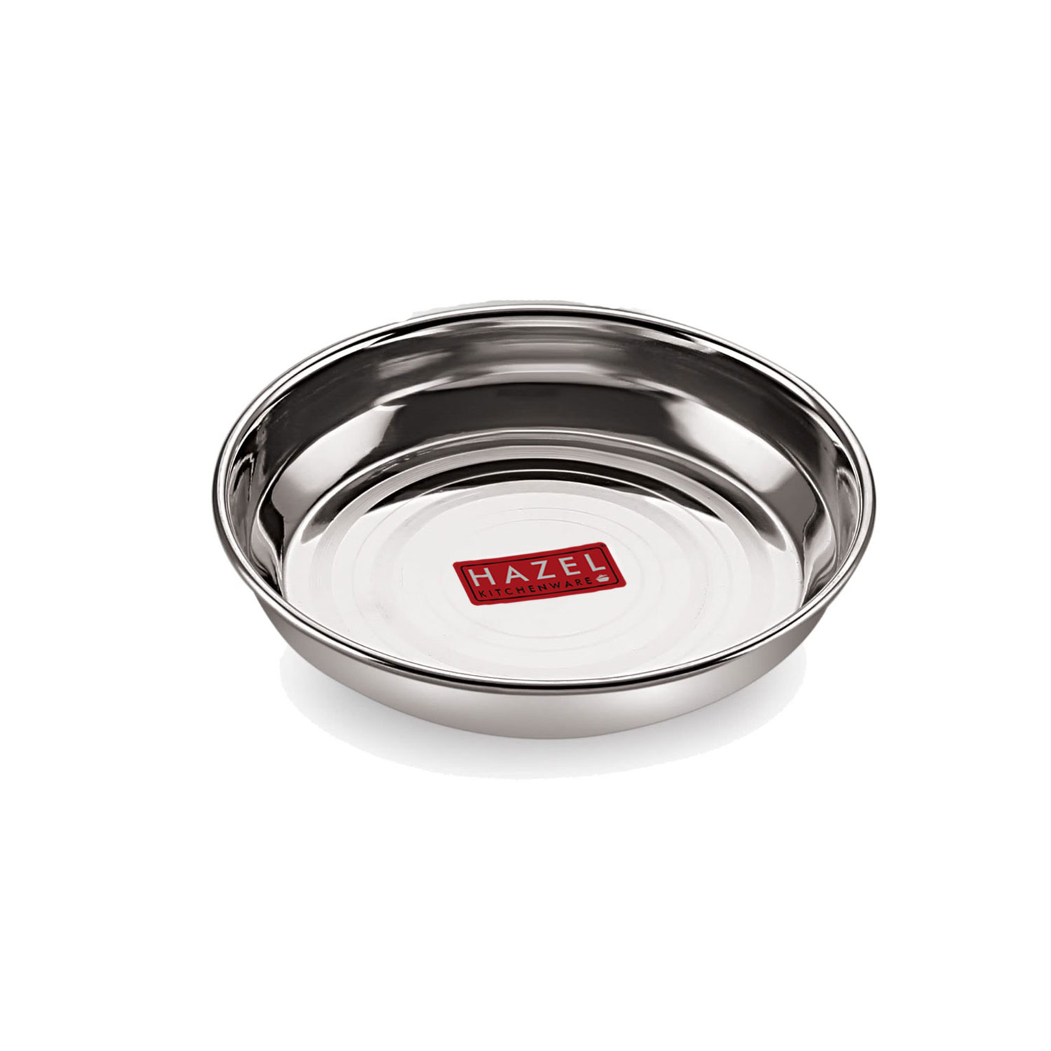 HAZEL Stainless Steel Plates Set | Small Steel Plates For Snacks | Breakfast Plates, 200 ML, Set of 1