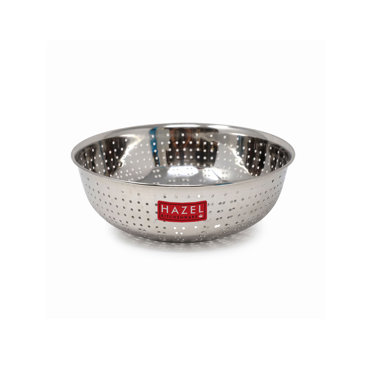 HAZEL Stainless Steel Multipurpose Food & Vegetable Strainer, 1 Pc, Dia 27 cm