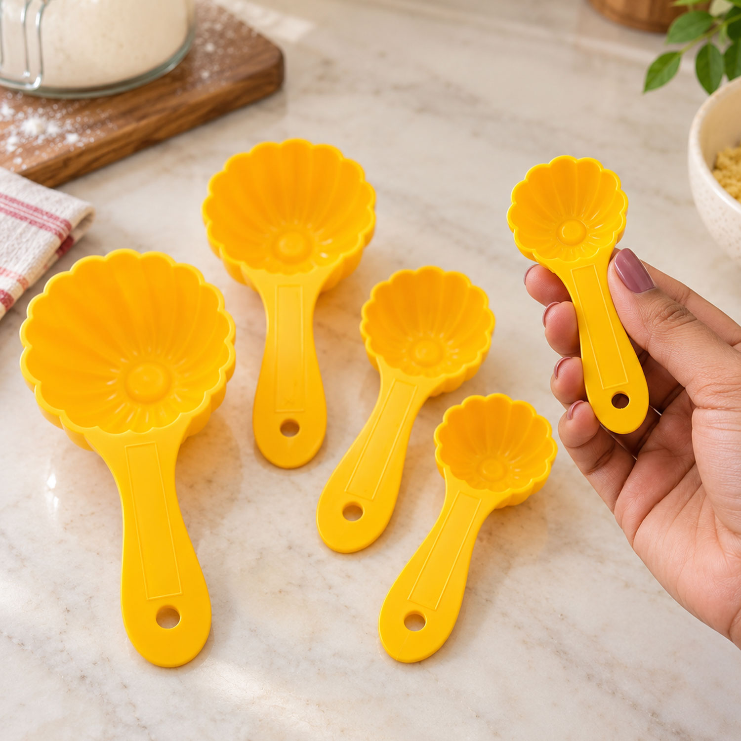 DS Prasad Mud Scoop / Prasad Offering Spoon / Prasad Vitaran / Prasad Mould