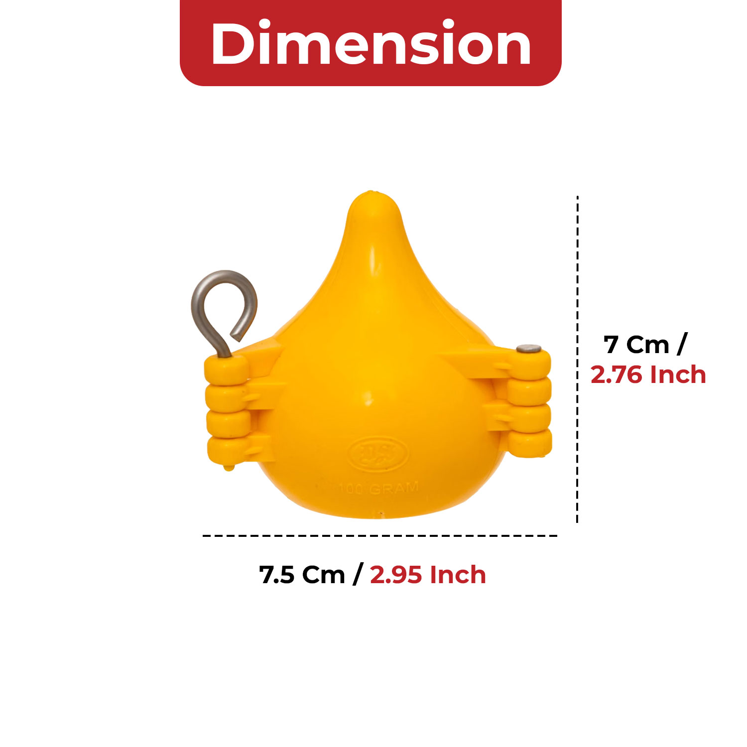 DS Plastic Modak Mould Maker for Ganpati | Chocolate Modak Shaper Sacha, 100 gram Modak