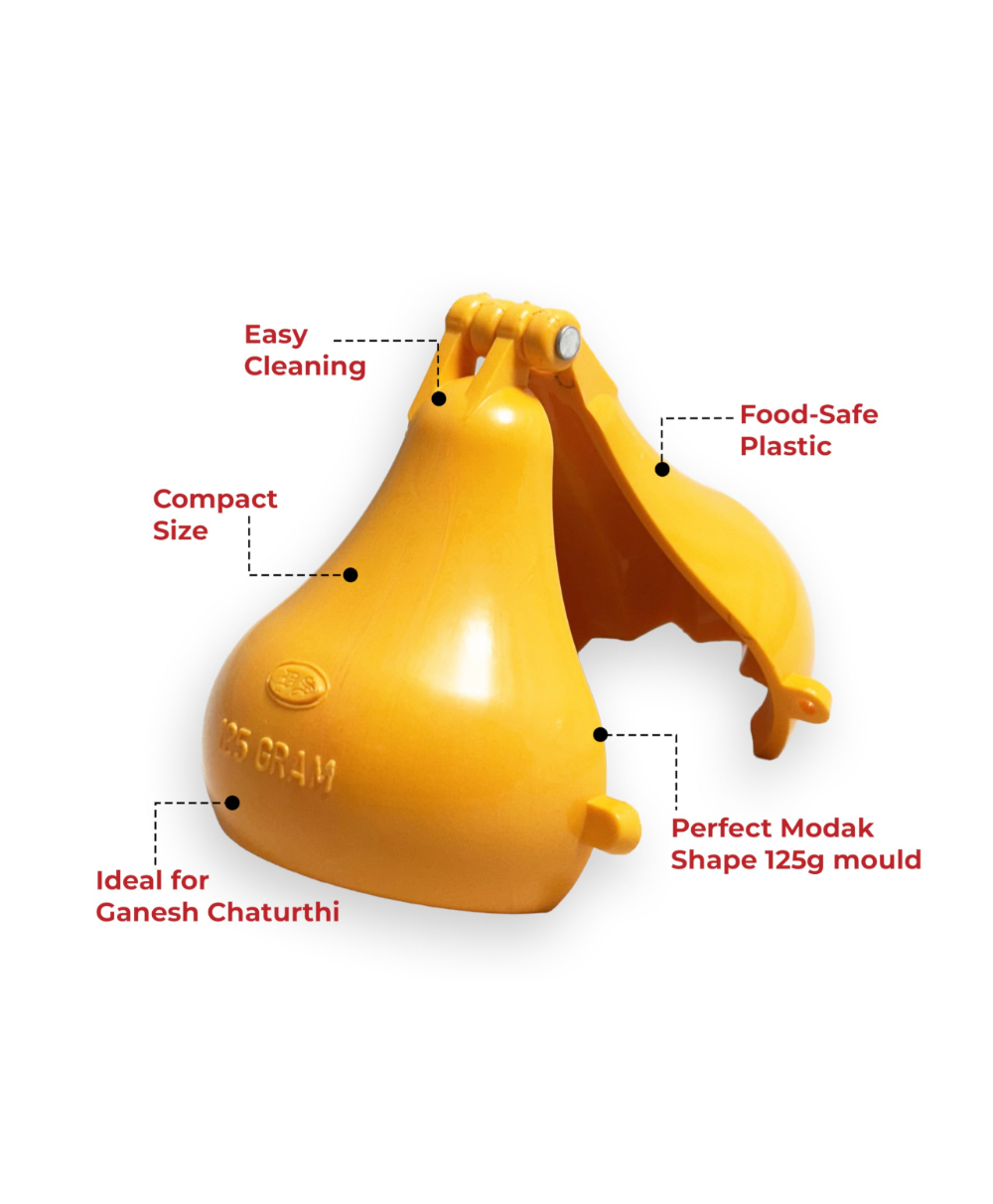 DS Ganpati Modak Sweet Mithai Chocolate Sancha Mould Plastic Mould 125gm