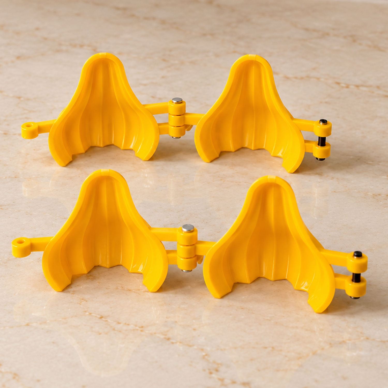 DS Modak Mould Set of 2 | Two Fold Plastic Modak Maker for Ganpati | Chocolate Modak Shaper Sacha Set