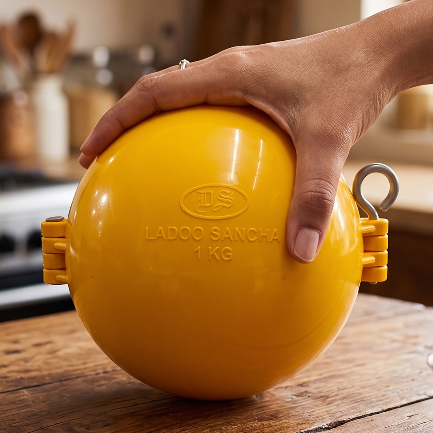 DS Ladoo Sancha 1 Kg | Spherical Ladoo Maker Mould for Kitchen | Easy Ladoo Shaper for Festivals & Celebrations