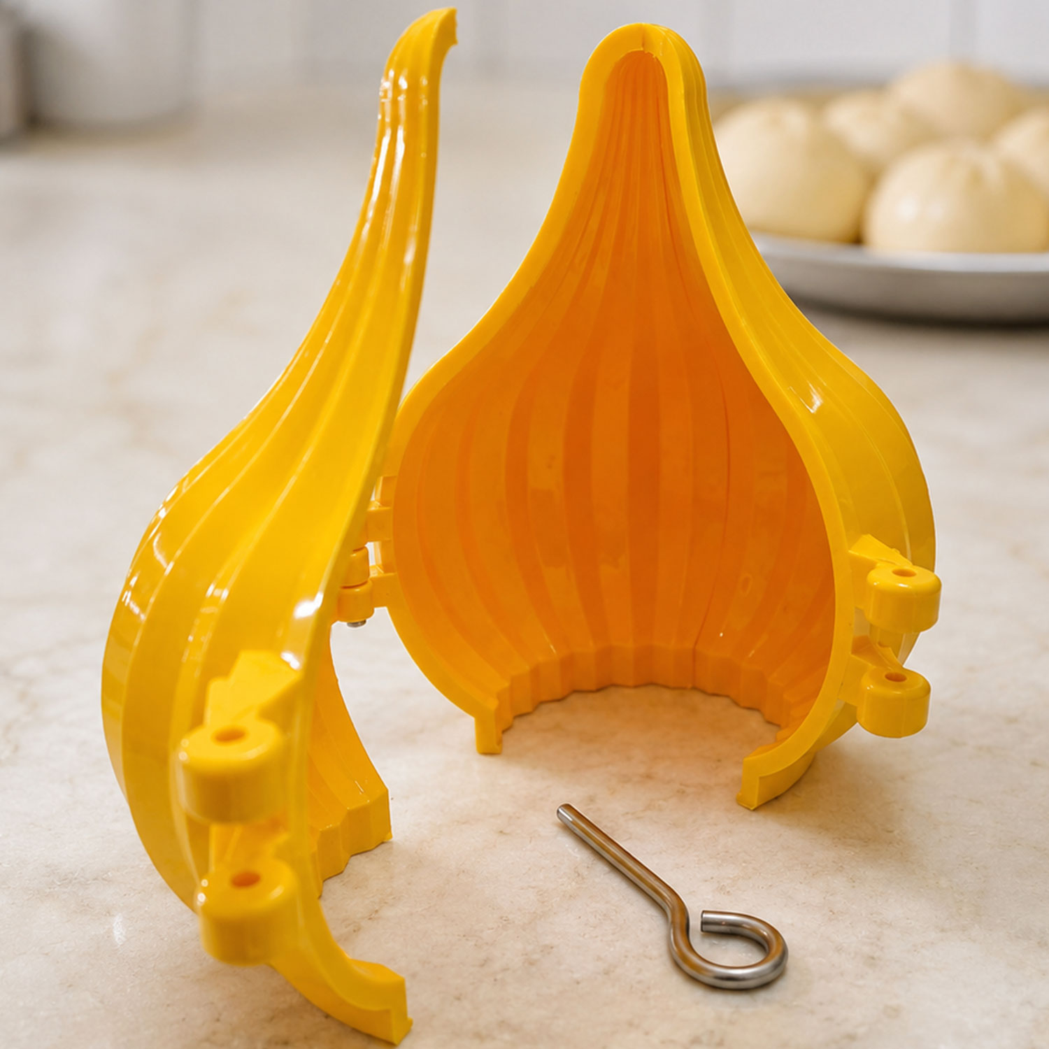 DS Modak Mould 2.1 Kg | Jumbo Ukadiche Modak Sancha for Ganesh Chaturthi | Decorative Big Modak Maker for Prasadam