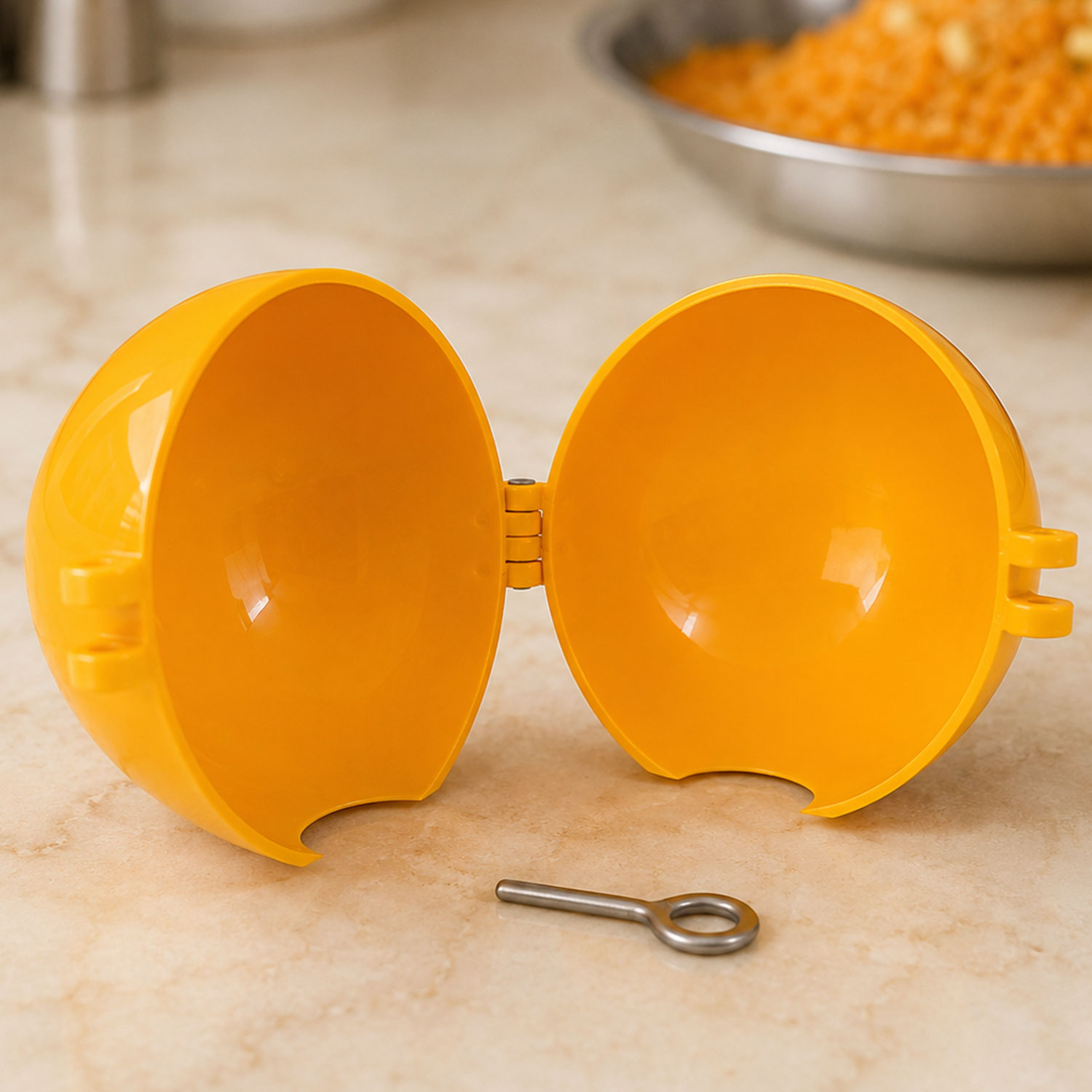 DS Ladoo Sancha 500 Gram | Medium Size Ladoo Maker Mould for Kitchen | Easy Round Ladoo Shaper for Festivals & Prasadam