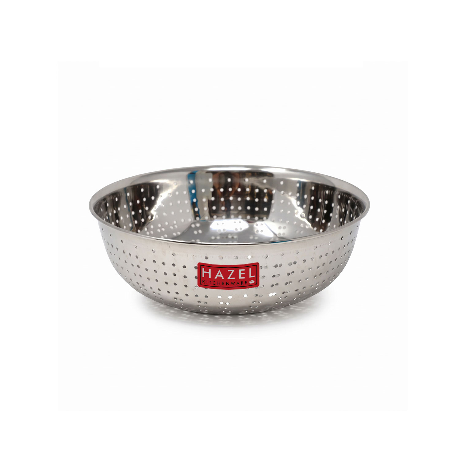 HAZEL Stainless Steel Multipurpose Food & Vegetable Strainer, 1 Pc, Dia 23 cm