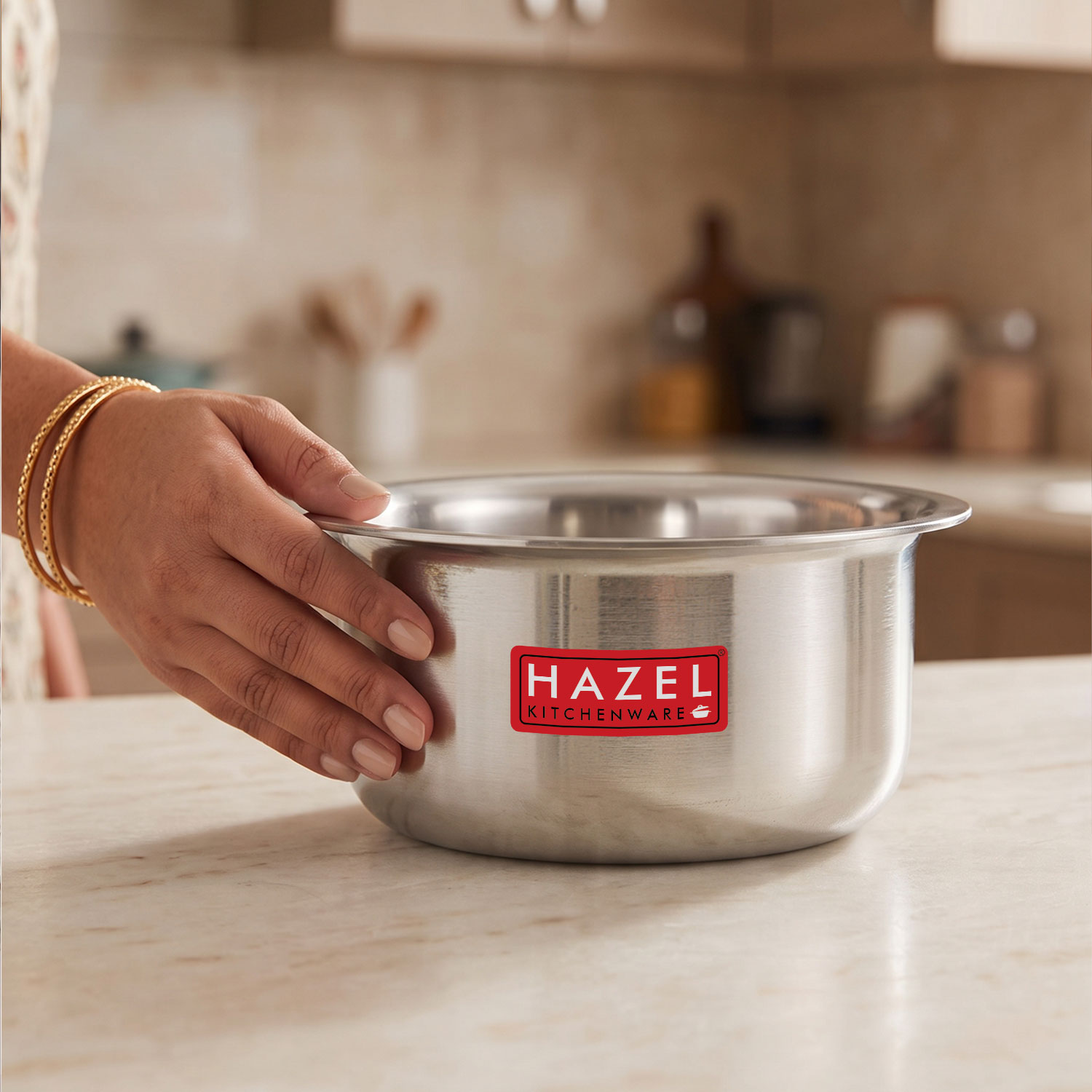 HAZEL Aluminium Tope (2600 ML, 1pc)