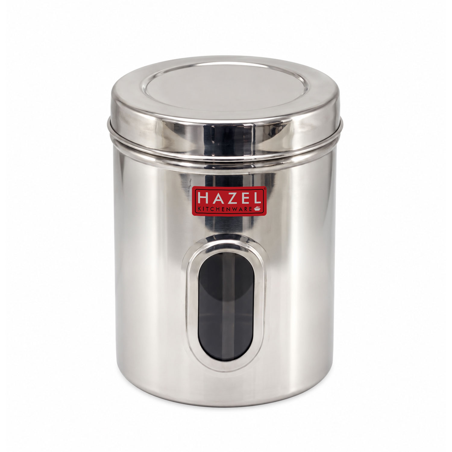 HAZEL Steel Kitchen Storage Containers | See Through Air Tight Containers for Storage, 2850 ML