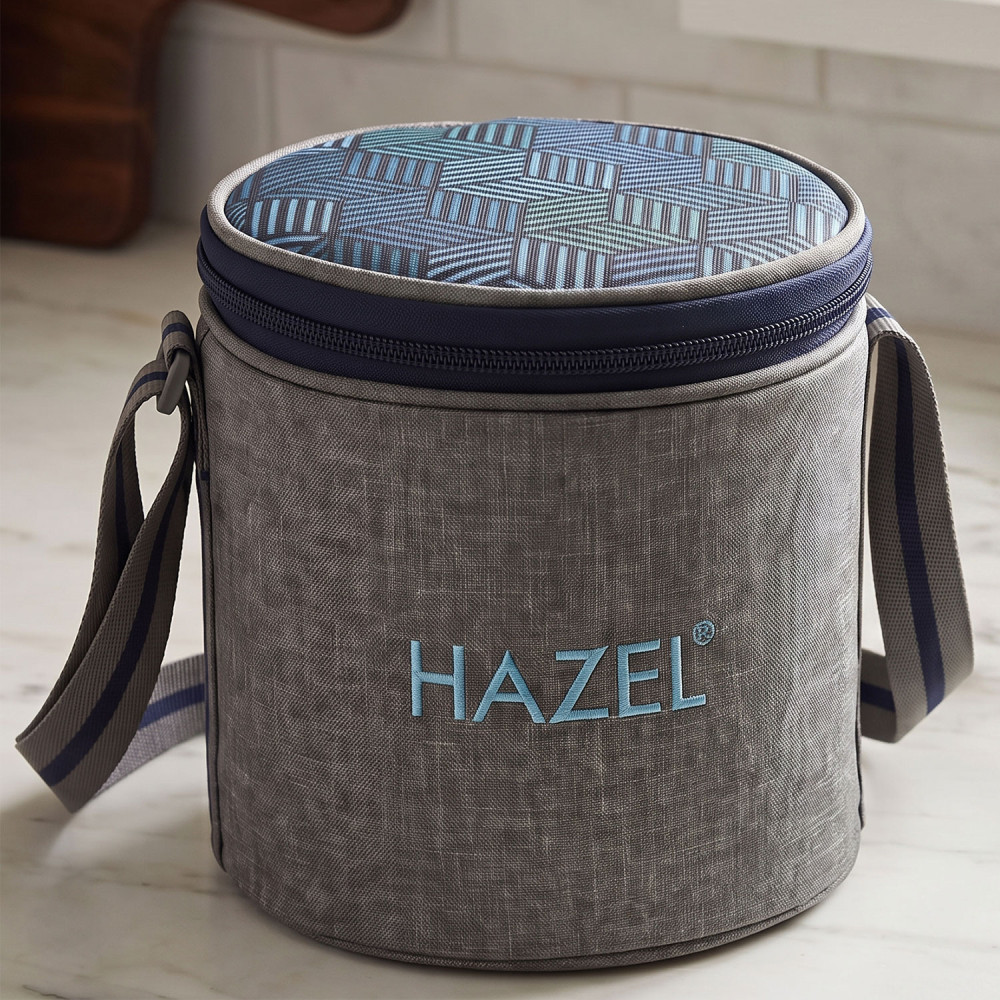 HAZEL Launch Bag for Office Men and Women | Wter Resistant Tiffin Bag for Kids to School | Tiffin Cover Bag Only, Standing Bag