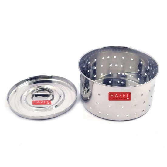 HAZEL Paneer Maker for Home | Stainless Steel Round Shape Paneer Mould | Tofu / Paneer Maker Mould Press, Medium Size
