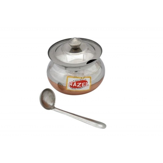 HAZEL Ghee Pot Copper bottom - Large - Anmol S4
