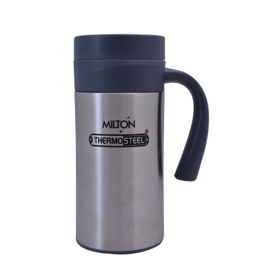 Milton Flagon 400 Thermosteel Hot & Cold Tea Coffee Flask 380 ml Silver