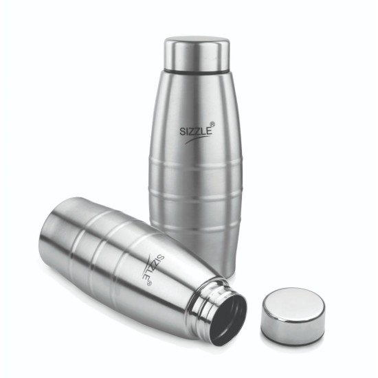 Sizzle Fridge Water Bottle 400 ml 2 Pc Set