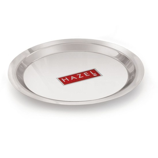HAZEL Stainless Steel Lid Tope Cover Plates Ciba For Kadhai Vessels Pot Tope, 16.8 cm