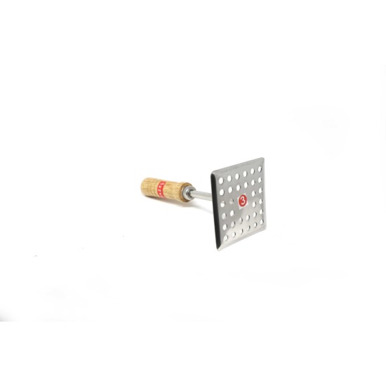 HAZEL Stainless Steel Vegetable and Pav Bhaji Square Smasher MasherÂ 