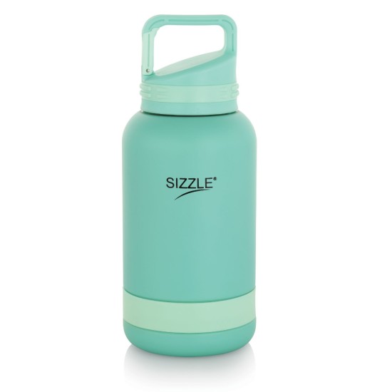 Sizzle Double Wall Vacuum Insulated Flask Water Bottle 500 ML Leakproof 12 Hours Hot | 12 Hours Cold | Turquoise