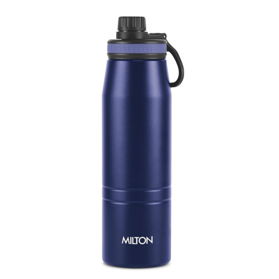 Milton Sparkle 900 Stainless Steel Water Bottle 925 ml with Easy Sip Cap, Blue