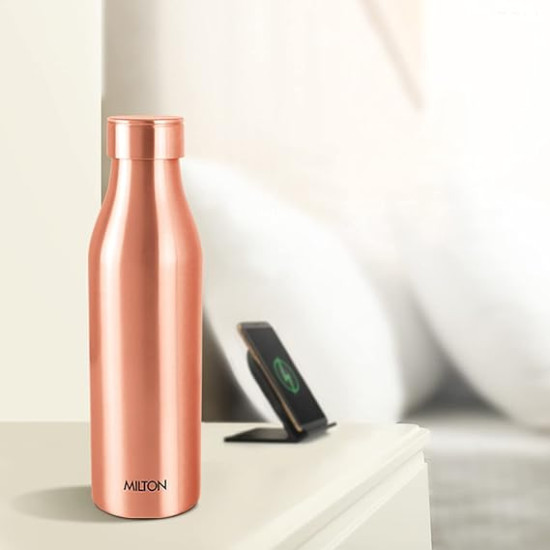 Milton Copper Charge 1000 Water Bottle, 850 ml, Set of 1, Copper