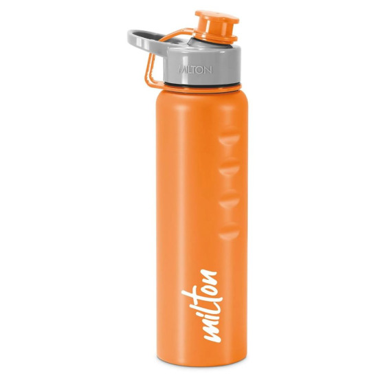 Milton Gripper 1000 Stainless Steel Easy Grip Leak Proof Water Bottle, 920 ml, Orange